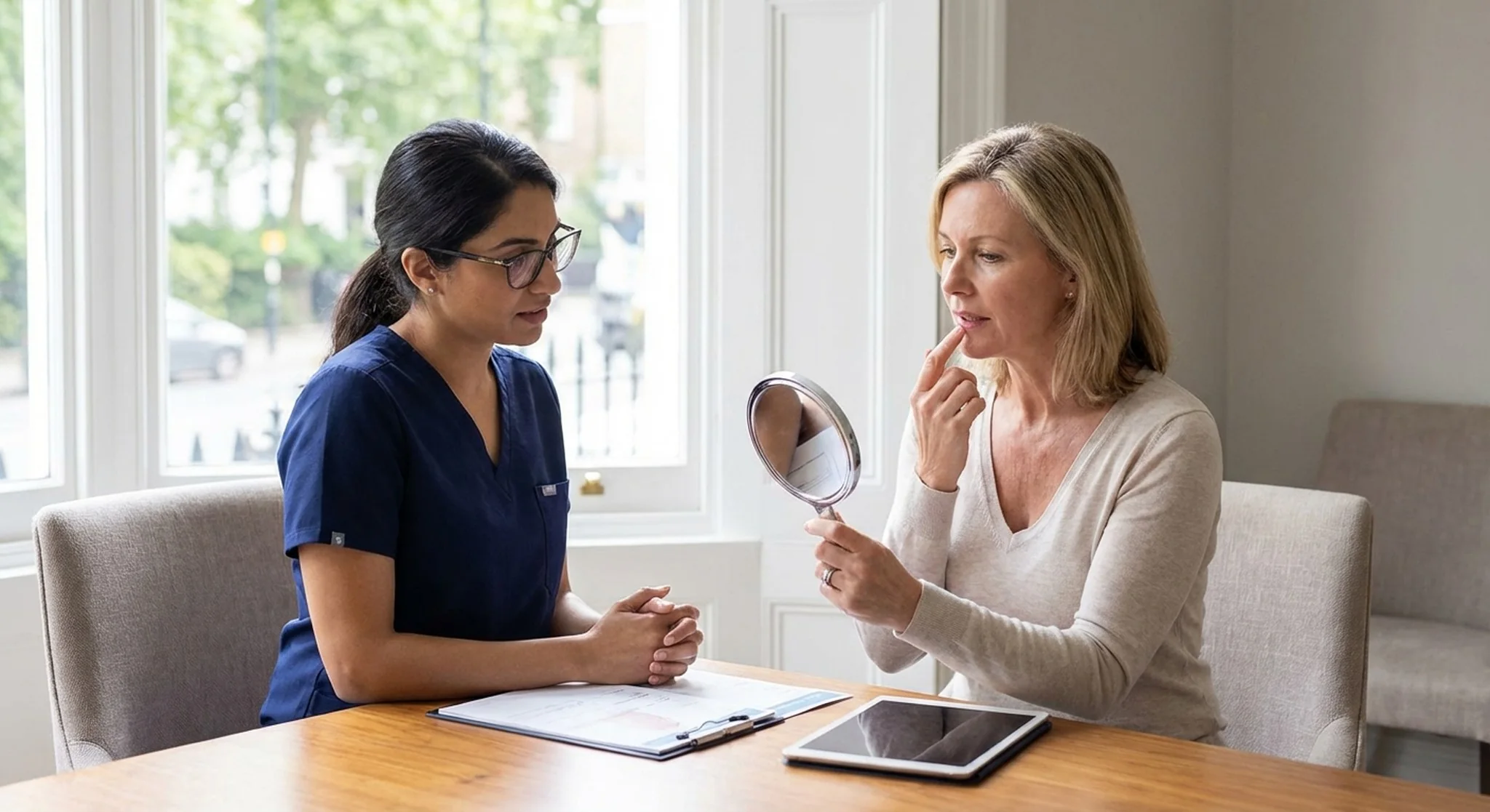 Dissolve and refill lip treatment plan