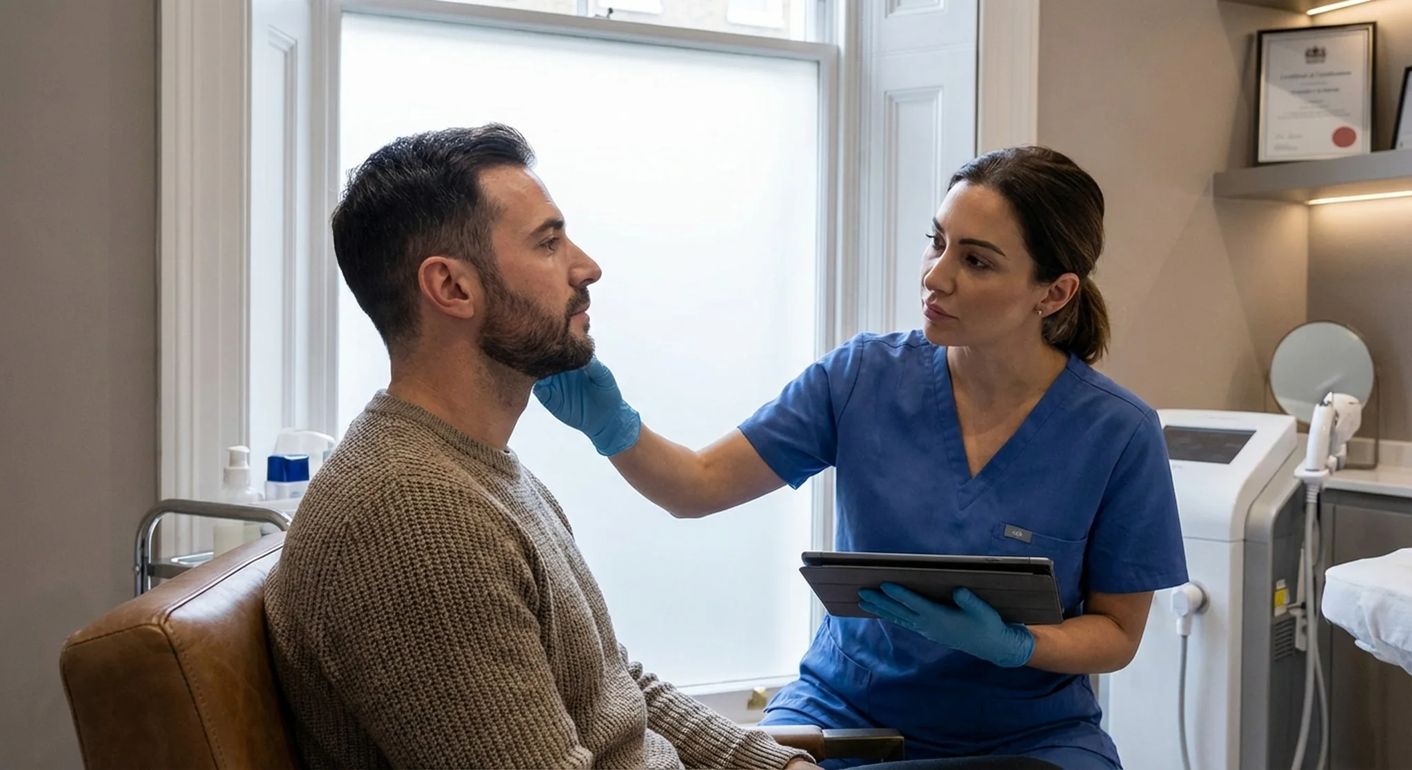 Masseter Botox and jawline slimming assessment